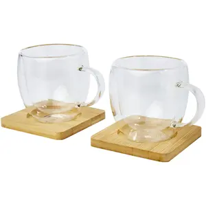 Ensemble de 2 tasses en verre Manti, merchandising durable - Product Image 3