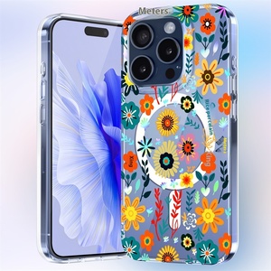 Étui magnétique IMD imprimé à double couche avec poignée 16 aimants Wind Ins pour Apple pour <span class=keywords><strong>iPhone</strong></span> 15 Pro 14 Pro Compatible Plus Model - Product Image 1