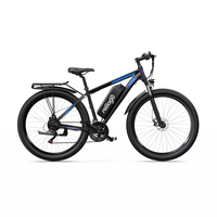 Vélo de montagne électrique Reliago C29 750W 48V 15Ah 21 vitesses Moteur à moyeu Frein à disque Vélo hybride adulte Ville Tout-terrain Longue portée