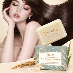 สบู่แชมพูทำมือจากน้ำข้าวไอซ์ซี บำรุงเส้นผม ช่วยฟื้นฟูผมเสีย - Product Image 6