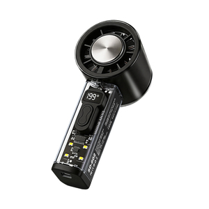 Ventilador Portátil USB con Pantalla Digital, Nuevo Ventilador de Alta Velocidad con 199 Niveles de Turbo, Ventilador de Refrigeración Violento de 199 Velocidades para Uso en Exteriores - Product Image 6