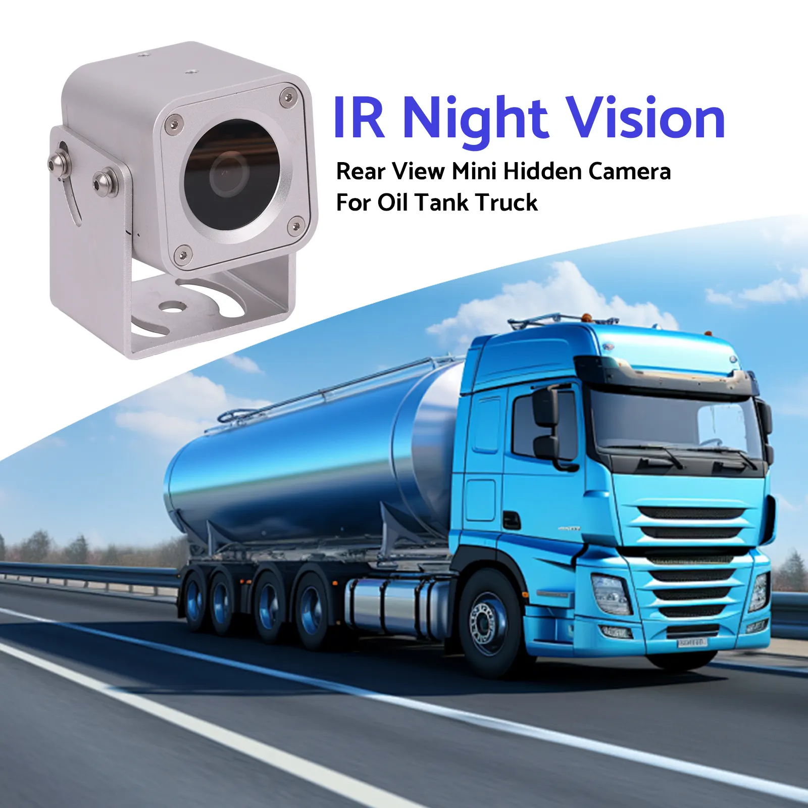 AHD 1080*720P 170 derece balıkgözü arka kamera Starlight gece görüş HD kamyon dikiz kamera araç otobüs araba yardım için
