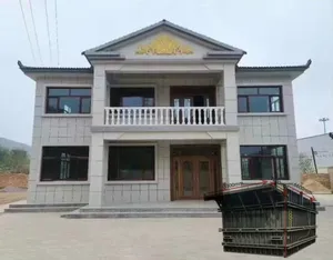 New construction environmentally friendly method Cheap Prefabricated Homes Prefab concrete house making machine mold