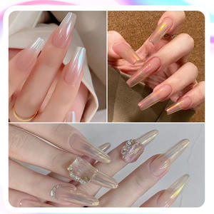 <span class=keywords><strong>Poudre</strong></span> à ongles liquide blanche et rose Moonlight, effet miroir chromé, <span class=keywords><strong>vernis</strong></span> <span class=keywords><strong>semi</strong></span>-<span class=keywords><strong>permanent</strong></span>, sans poussière, gel pour manucure, décoration - Product Image 3