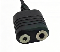 Kabel Adaptor Headset dengan Bahan Tahan Api PC ke Konektor K untuk Motorola MT1500/2000 XTS3000 GP900 HT1000 Radio Dua Arah