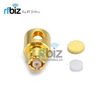 Connecteur femelle à angle droit SMP-KWB2-1, compatible avec RG405 086 et autres câbles de communication, ventes directes d'usine