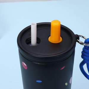 Thermos en acier inoxydable 316 motif dessin animé, grande capacité, pour voiture, avec <span class=keywords><strong>paille</strong></span> et tasse à café, vente en gros - Product Image 2