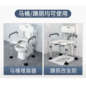 Wan Renkangyun Foldable Bathroom Stool Aluminum Alloy 410x150x615mm Non Slip Toilet Bench For Elderly Patients Pregnant Women - Product Image 5
