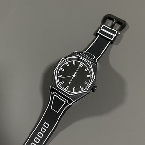 Reloj de Moda en Oferta, Reloj de Cuarzo con Correa y Caja Resistentes, Estilo <span class=keywords><strong>Manga</strong></span>, Reloj Monocromático Simple y Elegante - Product Image 5