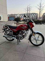 Haojue 150cc Moto à essence monocylindre confortable et pratique, refroidie par air, pour le transport de marchandises, vitesse maximale >80 km/h