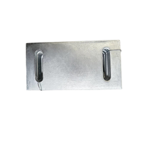 Plaque en acier carrée galvanisée à chaud pour fabrication sur mesure, pièces de base pour abri de voiture et auvent de cour, avec poinçonnage personnalisé