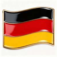 Deutschland Flagge Anstecknadel-Bundes adler (Bundes adler) Design