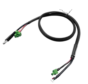 Kabel Koneksi 2EDGKM Pitch 2.54mm Kustom, Harness Terminal Plug-in Flens Tetap, Konduktor Tembaga Telanjang 2-8P PVC - Product Image 2