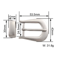 Boucles de ceinture pour hommes d'affaires, logo gravé sur mesure, alliage de zinc, métal résistant à la rouille, anti-rayures, pour ceinture en cuir