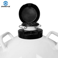 Réservoir d'azote liquide en aluminium YDS-20 Dewar pour le stockage des graines et du sperme
