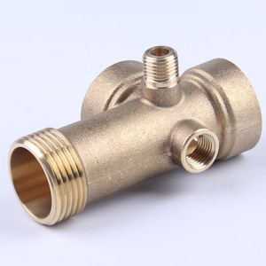 ข้อต่อท่อทองแดงขนาด 1 นิ้ว รูปตัว T สำหรับงานประปา - Product Image 1