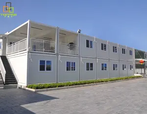 Prefabrik hızlı teslimat 20ft lüks konteyner ofis çoklu ünite konteyner ev kitleri genişletilebilir ekonomik portacabin