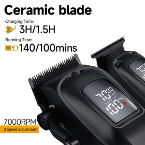 समायोज्य गाइड कॉम्ब्स और शांत मोटर के साथ पुरुषों-सटीक हेयरकट किट के लिए रिचार्जेबल हेयर ट्रिमर - Product Image 3