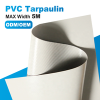 Rouleau de bâche en PVC imperméable et résistant, ignifuge et anti-UV, pour couverture de tente d'événement ou de mariage