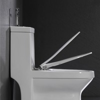 Nouveau style WC en céramique avec cuvette intégrée, siphon en P, pompage, pour appartement, deux-en-un, à poser au sol