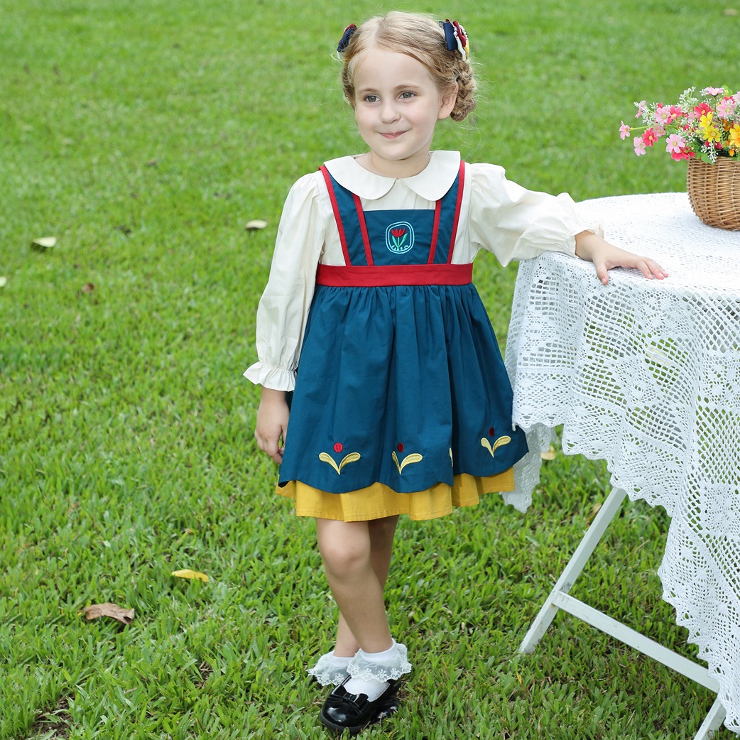 embroidered pinafore dress Black Embroidered Cord Leone Pinafore Mini Dress main image 0