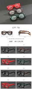 Montature Ottiche in Acetato di Alta Qualità, Occhiali Vintage Unisex, <span class=keywords><strong>Design</strong></span> di Marca, Montatura Piccola per Signore - Product Image 5