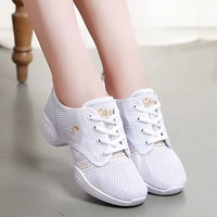Sports chauds Jazz chaussures semelle extérieure souple respirant femmes baskets pratique tennis chaussures de danse
