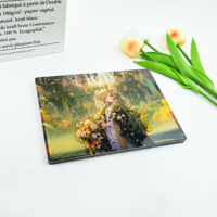 Support de table en acrylique holographique anime à paillettes liquides 8MM d'épaisseur, écologique, personnalisé, pour affiches et cadeaux, vente en gros
