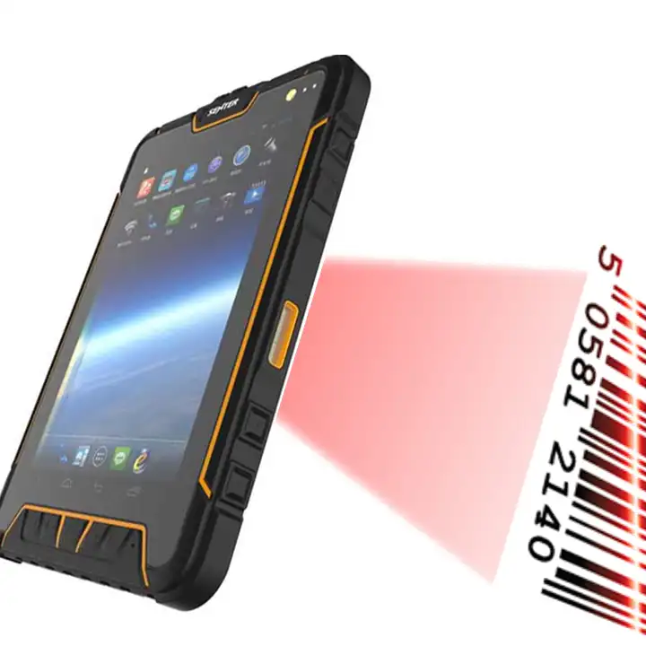 OEM 방수 ip67 7 인치 4G LTE BT4.2 4GB 64GB 7200mAh 견고한 태블릿 pc 안드로이드 9 시스템 NFC 바코드 스캐너 태블릿