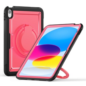 Étui robuste de qualité <span class=keywords><strong>militaire</strong></span> avec poignée et béquille rotative à 360° pour <span class=keywords><strong>iPad</strong></span> (A16) 11e génération 11 pouces 2025, protection contre les chutes - Product Image 5
