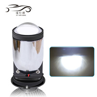 Venta al por mayor de fábrica: Bombillas LED H4 de 60W con lente de miniproyector Y6 para faros delanteros de automóvil, luz enfocada, faro LED H4