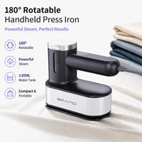 Fer à vapeur portable pliable et rotatif mini, grande puissance, arrêt automatique, idéal pour la maison et l'hôtel
