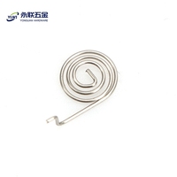 Fil plat en spirale d'acier à ressort nickelé personnalisé formant ressort de contact de batterie pour les appareils jouets avec service ODM OEM