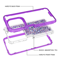 Étui à paillettes de luxe pour Iphone 17 Air 16E 16 15Plus 14 13 12 11 Promax XS 8 7 Bling Sparkle Antichoc Pare-chocs Couverture de téléphone portable