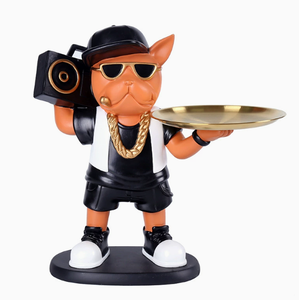 Bán Buôn Con Chó Theo Chủ Đề Lưu Trữ Khay Nghệ Thuật Điêu Khắc Thủ Công Cho Hiên Phòng Khách Bảng Top Hot Bán Nhựa Công Nghệ Mô Hình Độc Đáo - Product Image 4