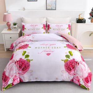 Ensemble de couvre-lit de luxe ensemble de couette en patchwork floral en coton couvre-lits brodés 3 pièces ensemble de couvertures de lit - Product Image 2