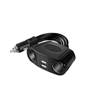 Adaptador de cargador de coche 60W divisor de enchufe de encendedor de cigarrillos 12V/24V Dual USB 3A y 2.4A cargador de coche comercial - Product Image 6
