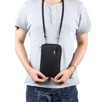 Funda para pasaporte de poliéster RFID, diseño de moda, alta calidad, para viaje