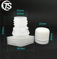 Capuchon de bec verseur en plastique de qualité alimentaire de 13mm pour l'emballage flexible capuchon de bec en plastique capuchon de buse de doypack