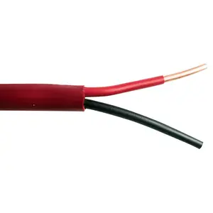 1000' Spool Fire Alarm Cable 18/2 Red Bulk Unsihielded Solid Copper Wire