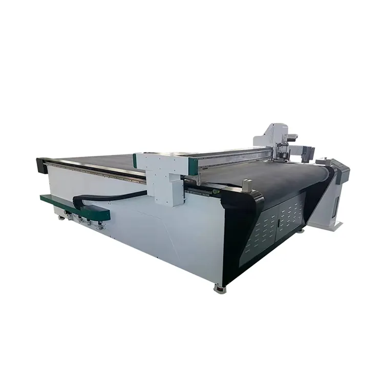 TC Sales Promotion 1625 Model Zig Zag Beveling Vibrating Knife Kevlar Fabric Cutting Machine Industrial