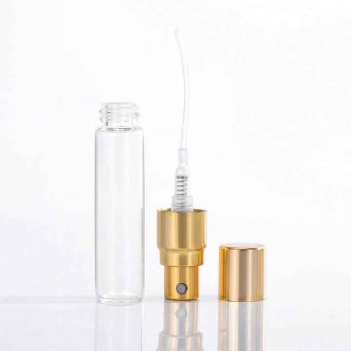 Mini 2ml 3ml 8ml 5ml Glass Perfume Atomizer Vials with Pump Sprayer 10ml Sample Glass Spray Bottle MOQ 100pcs