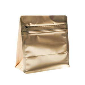 Sac d'emballage octogonal universel pour grains de café, sac autoportant scellé, sac à café en aluminium avec fermeture éclair latérale - Product Image 6