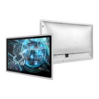 Écran d'ordinateur multi-écrans LGS 21,5 pouces pour ordinateur portable, écran LED pour ordinateur de bureau avec VGA COM USB LAN DC