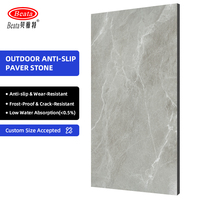 Beata 1200x600mm Carreaux muraux extérieurs en porcelaine gris grèce 18mm d'épaisseur Surface mate pour la décoration de la maison pour la villa rustique