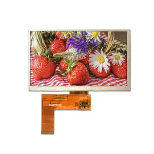 Tedarikçiler fortune şirketleri RGB arayüzü transmilcd LCD ekran 7.0 inç 800*480 TFT LCD ekran yüksek parlaklık TFT modülü