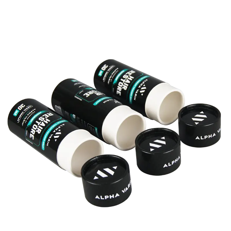 100% Biodegradable Custom Printed Twist Lipstick Deodorant Stick Cardboard White Cardboard Tube Container Packaging