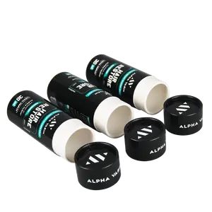 100% Biodegradable personalizado impreso Twist Lipstick desodorante Stick cartón blanco tubo de cartón contenedor embalaje