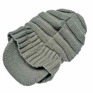 Cozy Cream Knit Beanie With Brim Fashionable Winter <b>Hat</b> <b>for</b> Women Warm and Comfortable - Product Image 4