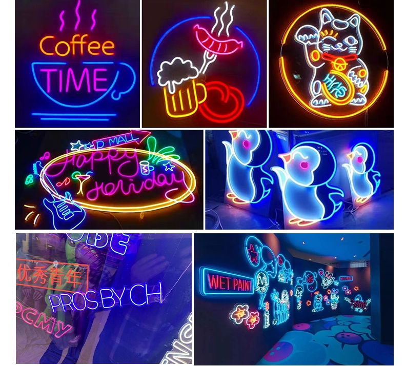 Customizable 24v Smart Led 5m Rgb Neon Flexible Strip Light Decor Colorful Lights with Remote